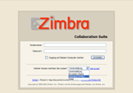 Groupware Zimbra WEB-Mail Login